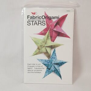 Fabric Origami Stars Sewing Pattern Glenda Scott PAT002 Japanese Folding Style
